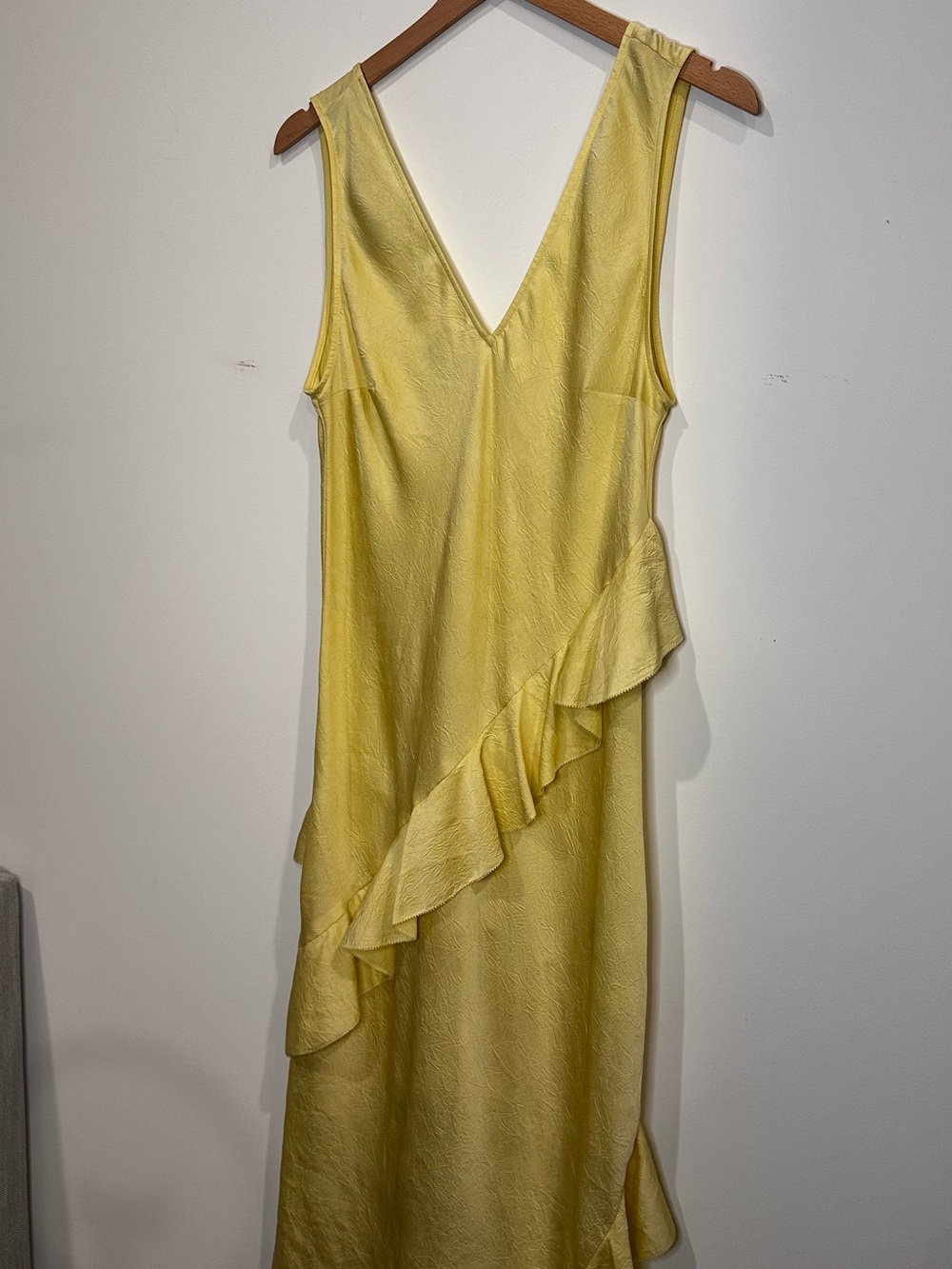 h&m | flounce midi dress